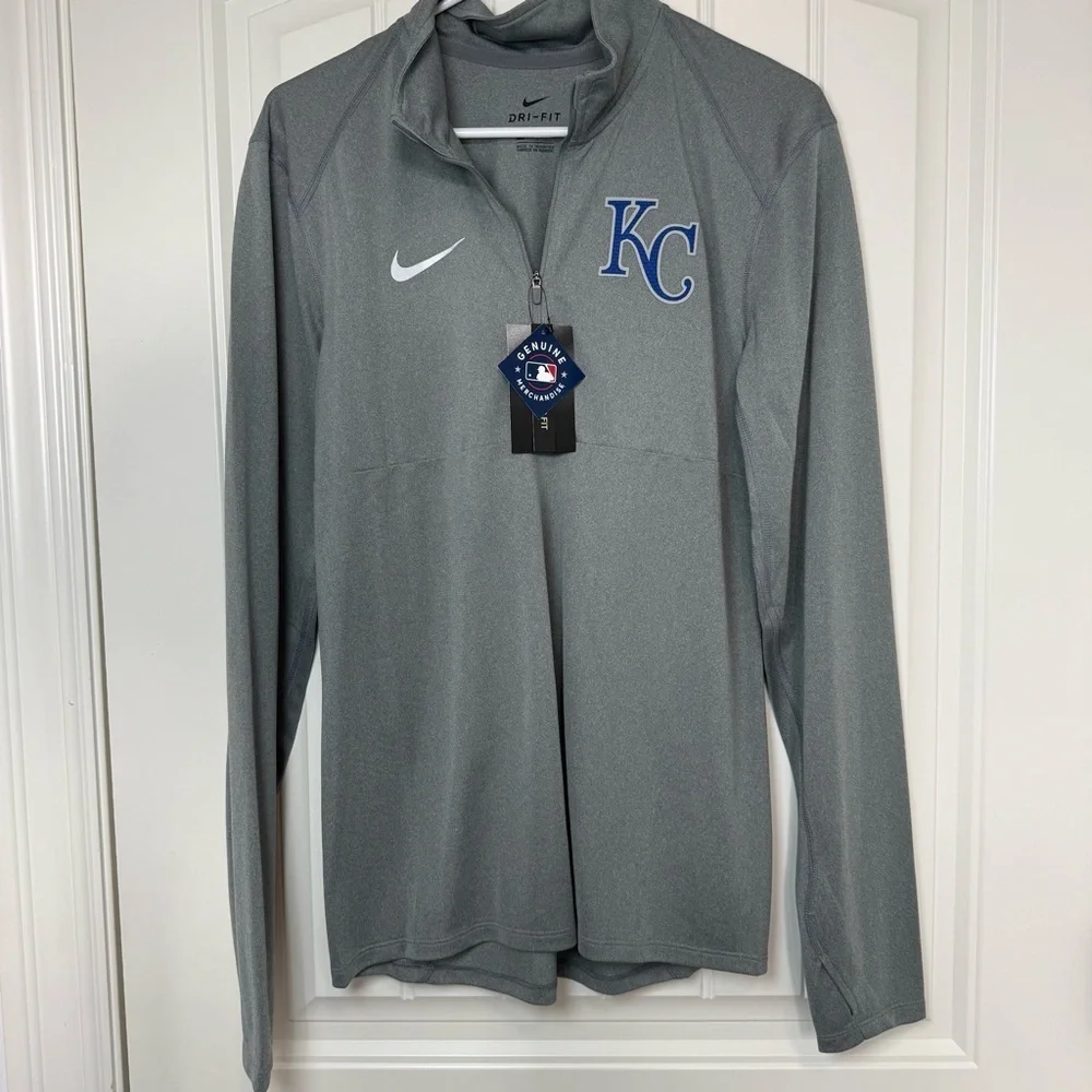 KC Nike Gray Long Sleeve Shirt